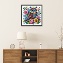 Load image into Gallery viewer, Diamond Painting - Partial Special Shaped - Owl (30*30CM)