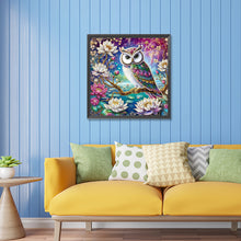 Load image into Gallery viewer, Diamond Painting - Partial Special Shaped - Owl (30*30CM)