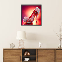 Load image into Gallery viewer, Diamond Painting - Partial Special Shaped - red high heels (30*30CM)