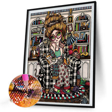 Load image into Gallery viewer, AB Diamond Painting - Full Square - Sofa girl (40*50CM)