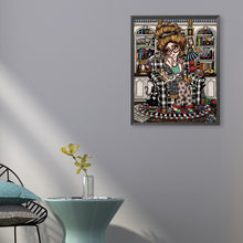 Load image into Gallery viewer, AB Diamond Painting - Full Square - Sofa girl (40*50CM)
