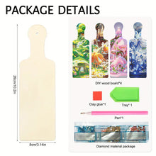 Load image into Gallery viewer, 4Pcs Flower and Grass 5D DIY Diamond Painting Serving Tray for Desk Coffee Table