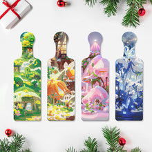 Load image into Gallery viewer, 4Pcs Flower and Grass 5D DIY Diamond Painting Serving Tray for Desk Coffee Table