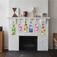 Load image into Gallery viewer, 4Pcs Flower and Grass 5D DIY Diamond Painting Serving Tray for Desk Coffee Table