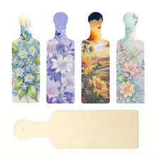 Load image into Gallery viewer, 4Pcs Flower and Grass 5D DIY Diamond Painting Serving Tray for Desk Coffee Table