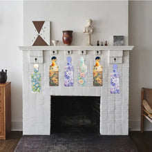 Load image into Gallery viewer, 4Pcs Flower and Grass 5D DIY Diamond Painting Serving Tray for Desk Coffee Table