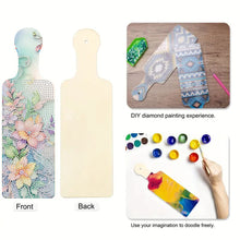 Load image into Gallery viewer, 4Pcs Flower and Grass 5D DIY Diamond Painting Serving Tray for Desk Coffee Table