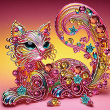 Load image into Gallery viewer, Diamond Painting - Partial Special Shaped - jewel cat (30*30CM)
