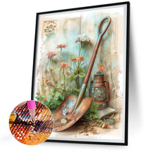 Load image into Gallery viewer, Diamond Painting - Full Round - retro oil painting shovel (30*40CM)