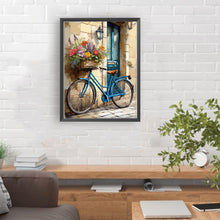 Load image into Gallery viewer, Diamond Painting - Full Round - retro oil painting bicycle (30*40CM)