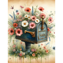 Load image into Gallery viewer, Diamond Painting - Full Round - retro oil painting mailbox (30*40CM)