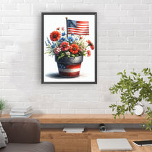 Load image into Gallery viewer, Diamond Painting - Full Round - independence day bouquet (30*40CM)
