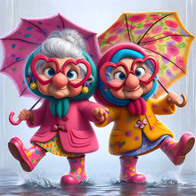 Load image into Gallery viewer, Diamond Painting - Full Round - Funny grandma (40*40CM)