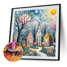 Load image into Gallery viewer, Diamond Painting - Full Round - colorful house (40*40CM)