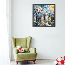 Load image into Gallery viewer, Diamond Painting - Full Round - colorful house (40*40CM)