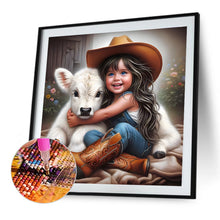 Load image into Gallery viewer, Diamond Painting - Full Round - Cowgirl (40*40CM)
