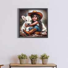 Load image into Gallery viewer, Diamond Painting - Full Round - Cowgirl (40*40CM)