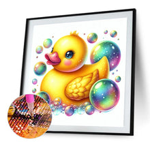 Load image into Gallery viewer, AB Diamond Painting - Full Round - Colorful bubbles and ducks (40*40CM)