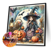 Load image into Gallery viewer, Diamond Painting - Full Round - Pumpkin girl (40*40CM)