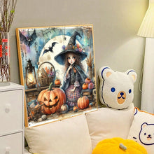 Load image into Gallery viewer, Diamond Painting - Full Round - Pumpkin girl (40*40CM)
