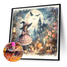 Load image into Gallery viewer, Diamond Painting - Full Round - Pumpkin girl (40*40CM)