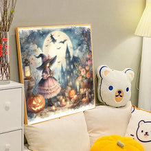 Load image into Gallery viewer, Diamond Painting - Full Round - Pumpkin girl (40*40CM)