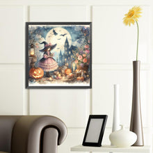 Load image into Gallery viewer, Diamond Painting - Full Round - Pumpkin girl (40*40CM)