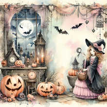 Load image into Gallery viewer, Diamond Painting - Full Round - Pumpkin girl (40*40CM)