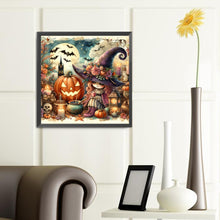 Load image into Gallery viewer, Diamond Painting - Full Round - Pumpkin girl (40*40CM)
