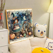 Load image into Gallery viewer, Diamond Painting - Full Round - Pumpkin girl (40*40CM)