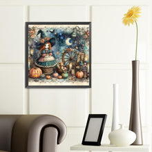 Load image into Gallery viewer, Diamond Painting - Full Round - Pumpkin girl (40*40CM)