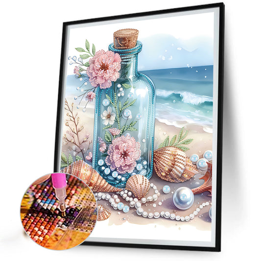 Diamond Painting - Partial Special Shaped - Beach shells (30*40CM)