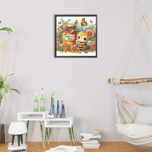 Load image into Gallery viewer, Diamond Painting - Partial Special Shaped - Sweet bees (30*30CM)