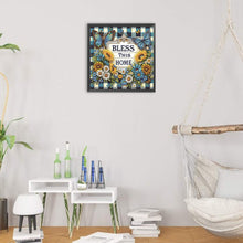 Load image into Gallery viewer, Diamond Painting - Partial Special Shaped - Butterfly sunflower (30*30CM)