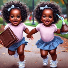 Load image into Gallery viewer, Diamond Painting - Full Round - Girl (40*40CM)