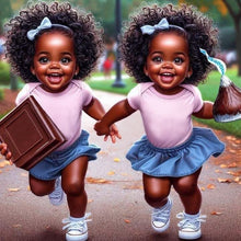 Load image into Gallery viewer, Diamond Painting - Full Round - Girl (40*40CM)