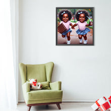 Load image into Gallery viewer, Diamond Painting - Full Round - Girl (40*40CM)