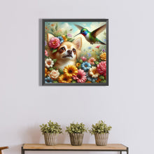 Load image into Gallery viewer, Diamond Painting - Full Round - Hummingbird puppy (40*40CM)