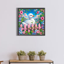 Load image into Gallery viewer, Diamond Painting - Full Round - Garden white duck (40*40CM)