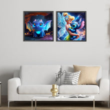 Load image into Gallery viewer, 2pcs Round Diamond Painting Set - Cartoon animals (30*30CM)