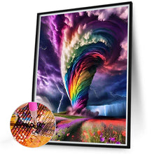 Load image into Gallery viewer, 2pcs Round Diamond Painting Set - Tornado and wolf (50*60CM)