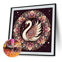 Load image into Gallery viewer, Diamond Painting - Full Round - Mandala Swan (40*40CM)