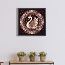 Load image into Gallery viewer, Diamond Painting - Full Round - Mandala Swan (40*40CM)