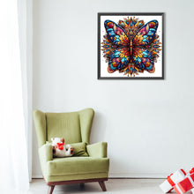 Load image into Gallery viewer, Diamond Painting - Full Round - Mandala Butterfly (40*40CM)