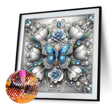 Load image into Gallery viewer, Diamond Painting - Full Round - Butterfly Flower (30*30CM)