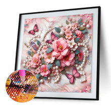 Load image into Gallery viewer, Diamond Painting - Full Round - Butterfly Flower (30*30CM)