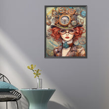 Load image into Gallery viewer, Diamond Painting - Full Round - Steampunk Girl (40*50CM)