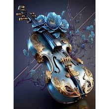 Load image into Gallery viewer, 2pcs Round Diamond Painting Set - Musical instruments (30*40CM)