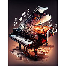 Load image into Gallery viewer, 2pcs Round Diamond Painting Set - Musical instruments (30*40CM)