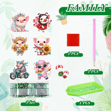 Load image into Gallery viewer, 6Pcs Special Shape Pig Diamond Art Magnets Decals Diamond Painting Fridge Magnet